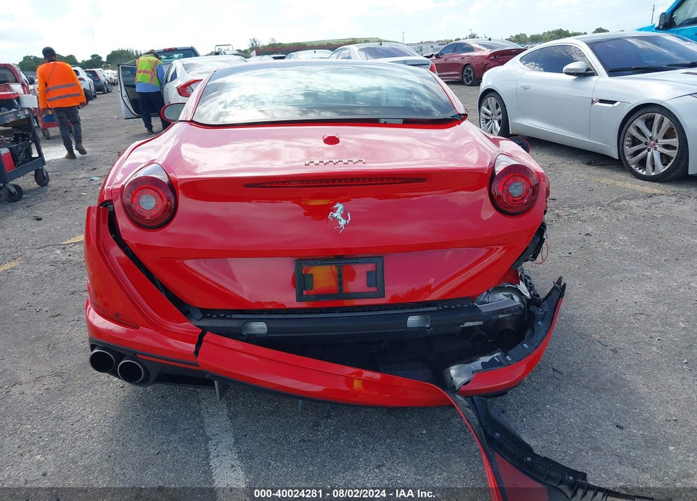 2015 FERRARI CALIFORNIA T VIN: ZFF77XJAXF0206222