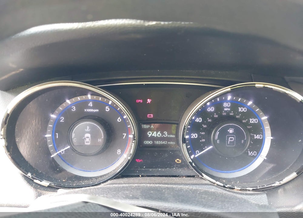 2013 HYUNDAI SONATA GLS VIN: 5NPEB4AC6DH650217