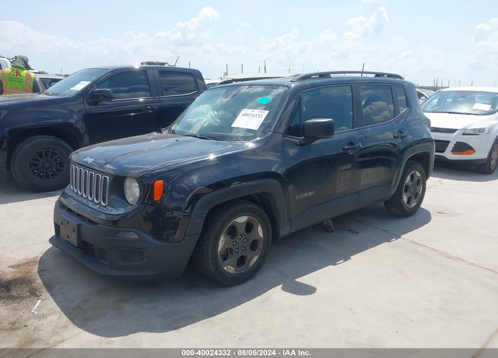 2017 JEEP RENEGADE SPORT FWD VIN: ZACCJAAB7HPF15826