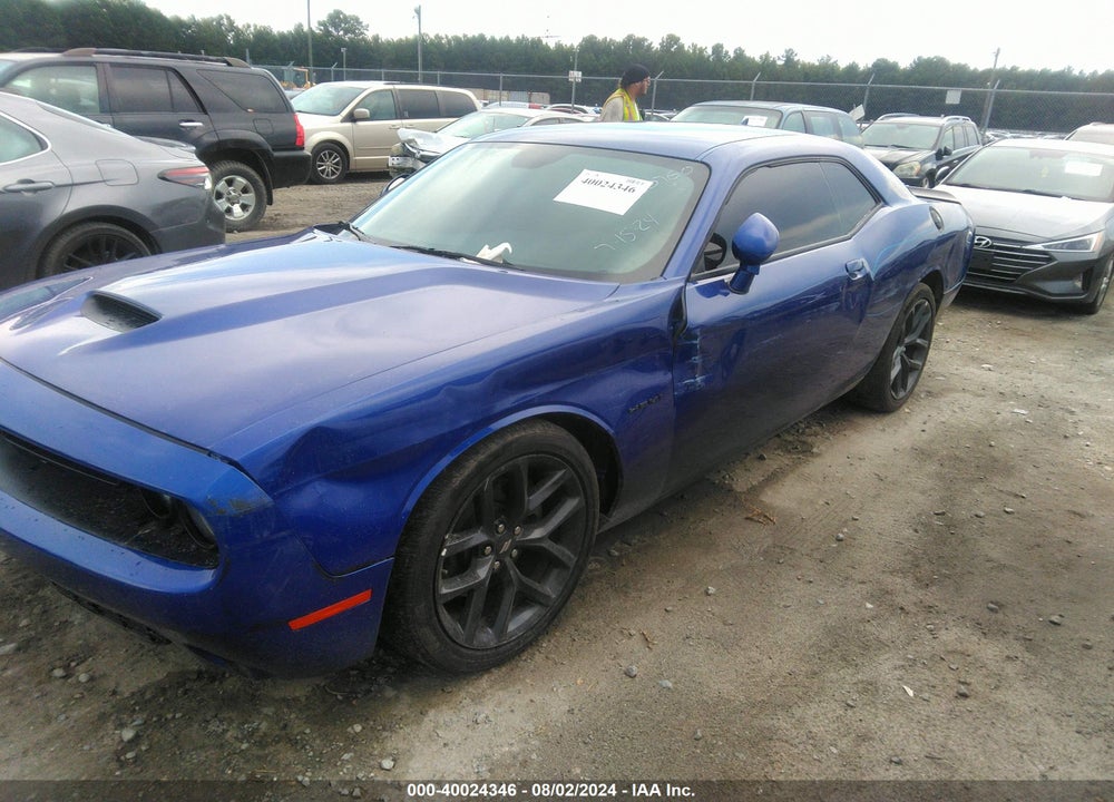2022 DODGE CHALLENGER R/T VIN: 2C3CDZBT4NH230760