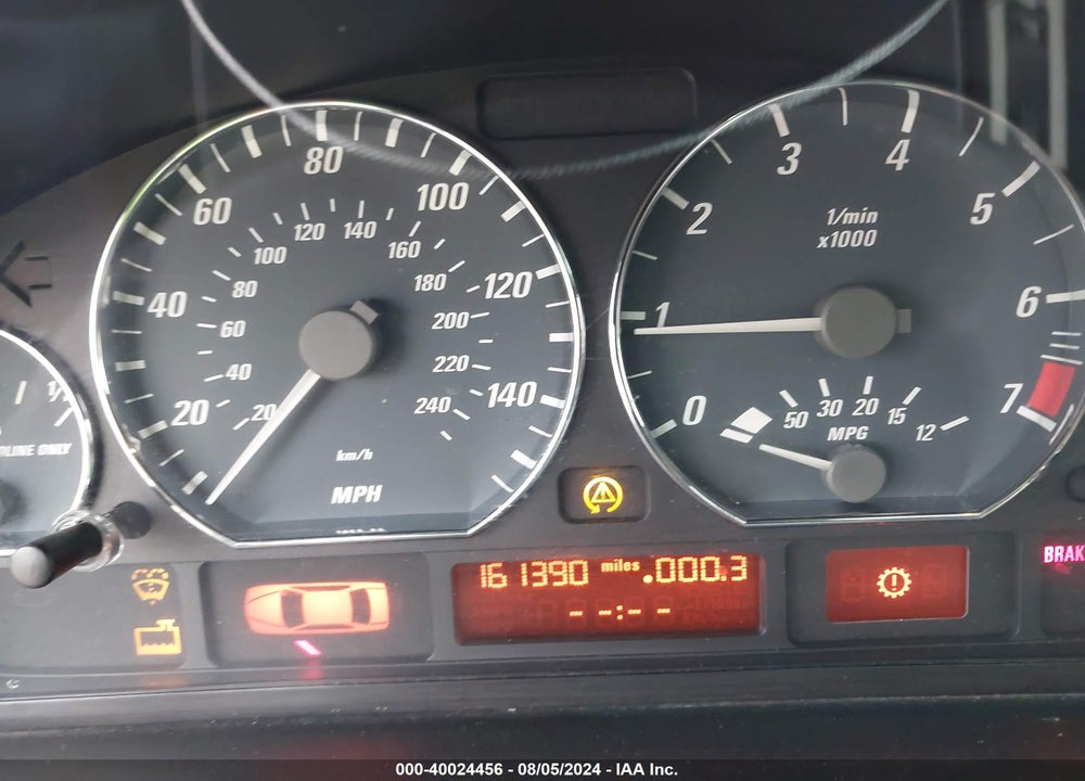 2002 BMW 325I VIN: WBAET37422NH01362