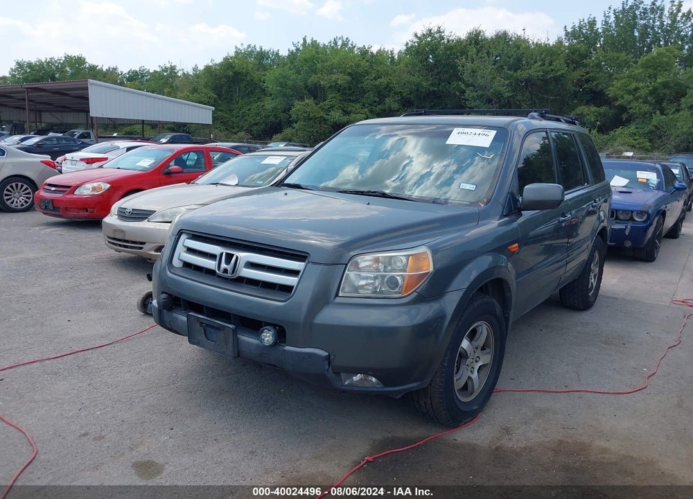 2008 HONDA PILOT EX-L VIN: 5FNYF28558B026975