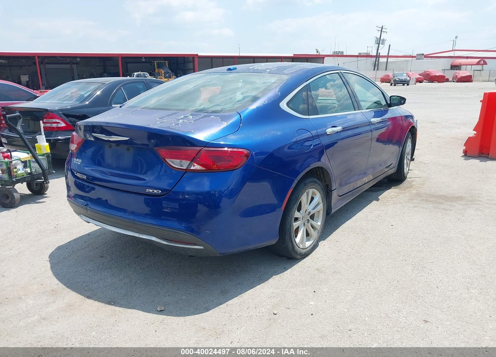 2015 CHRYSLER 200 LIMITED VIN: 1C3CCCAB3FN695788