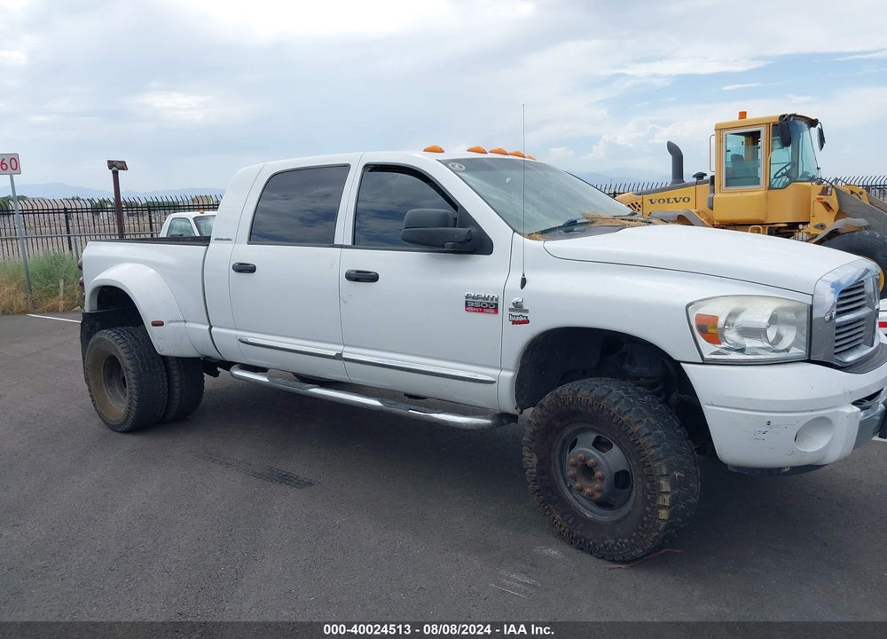 2007 DODGE RAM 3500 LARAMIE VIN: 3D7MX49C47G720978