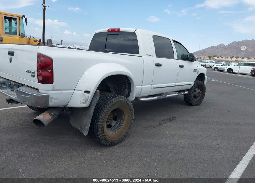 2007 DODGE RAM 3500 LARAMIE VIN: 3D7MX49C47G720978