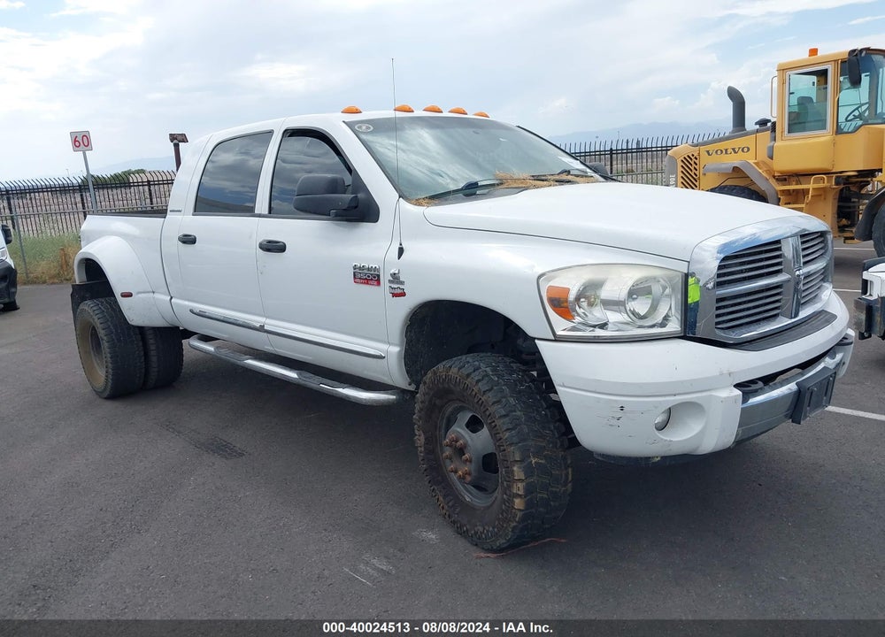 2007 DODGE RAM 3500 LARAMIE VIN: 3D7MX49C47G720978