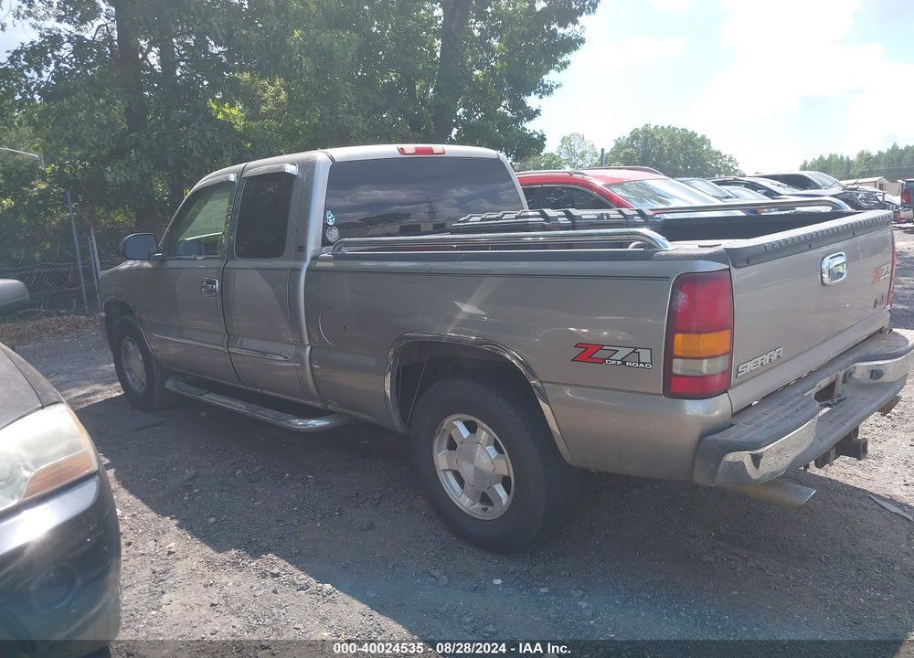 2003 GMC SIERRA 1500 SLE VIN: 1GTEK19T33E172582