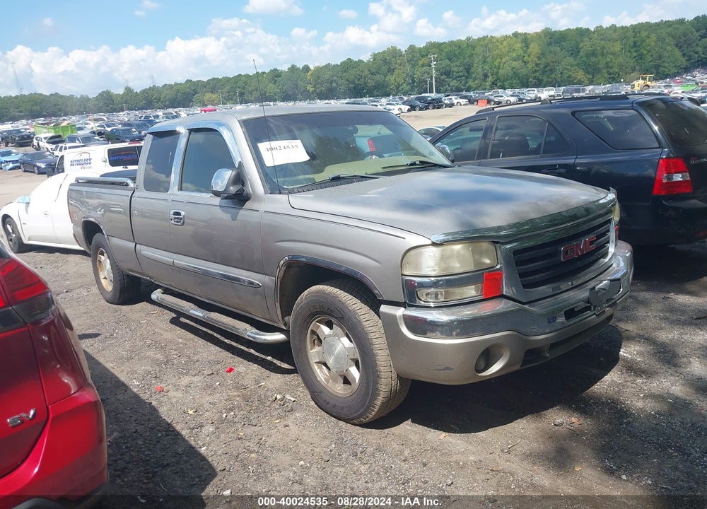 2003 GMC SIERRA 1500 SLE VIN: 1GTEK19T33E172582