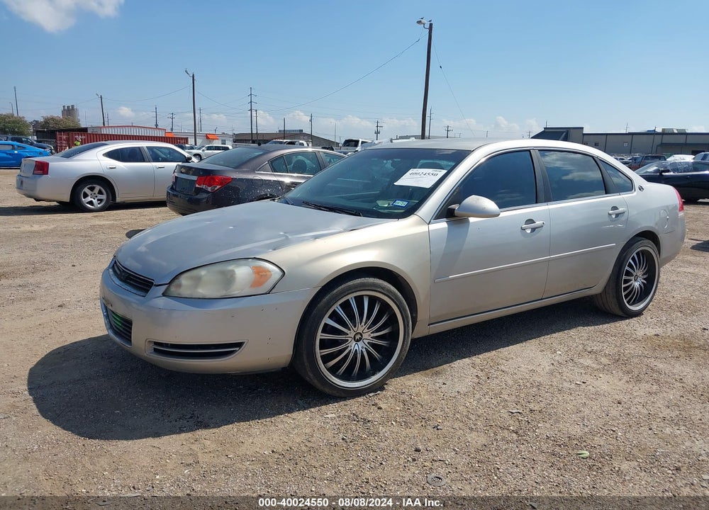 2008 CHEVROLET IMPALA LT VIN: 2G1WT55N181283200