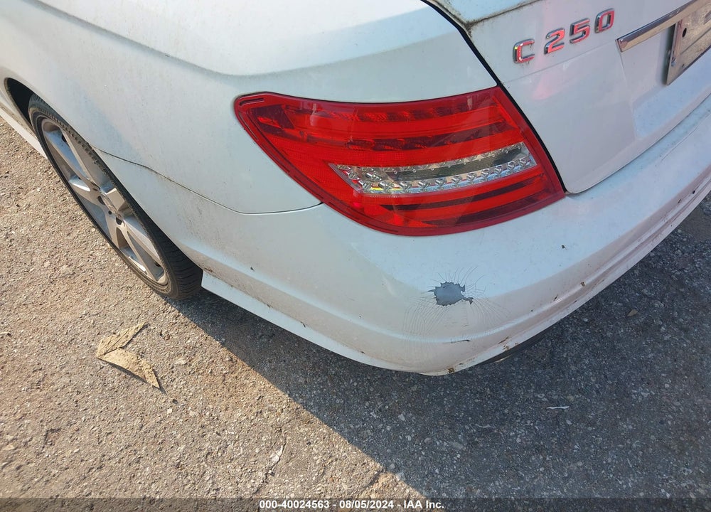 2013 MERCEDES-BENZ C 250 VIN: WDDGJ4HB5DF955507