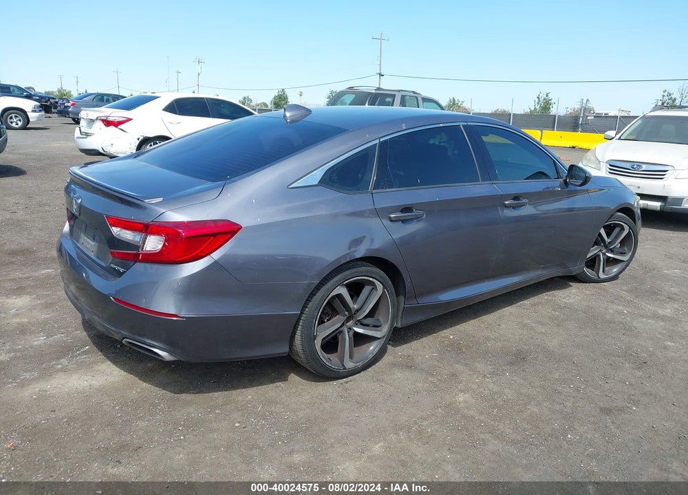 2018 HONDA ACCORD SPORT VIN: 1HGCV1F35JA231382