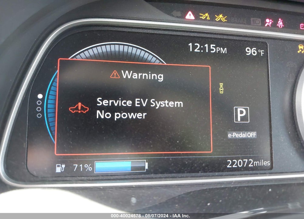 2022 NISSAN LEAF SV 40 KWH VIN: 1N4AZ1CV4NC553687
