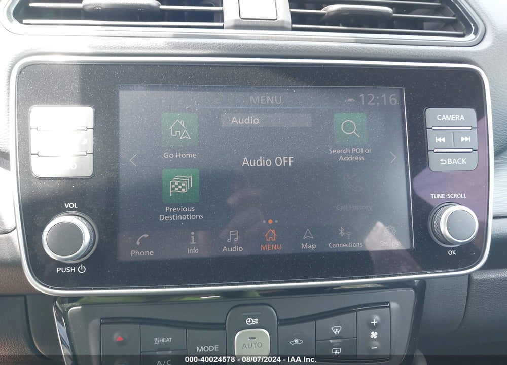 2022 NISSAN LEAF SV 40 KWH VIN: 1N4AZ1CV4NC553687