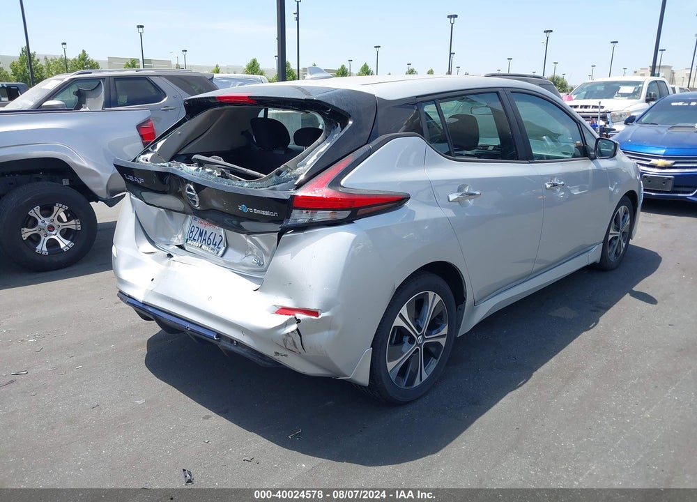 2022 NISSAN LEAF SV 40 KWH VIN: 1N4AZ1CV4NC553687