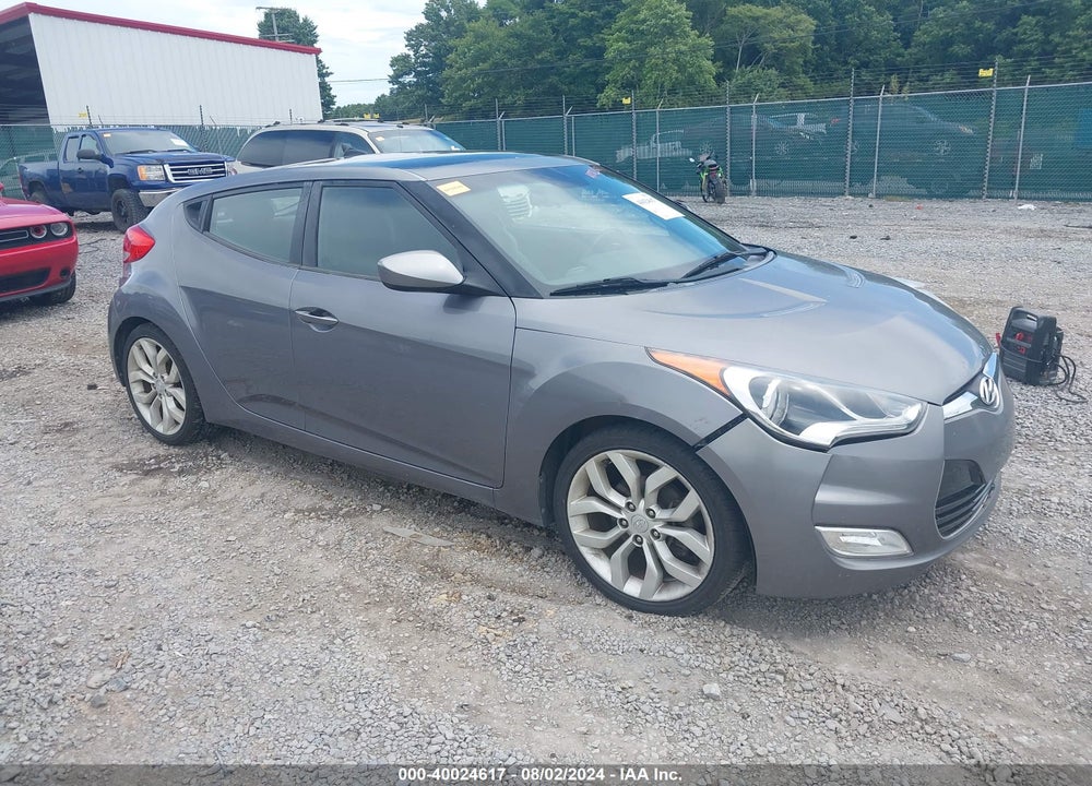2013 HYUNDAI VELOSTER BASE W/BLACK VIN: KMHTC6AD8DU087102