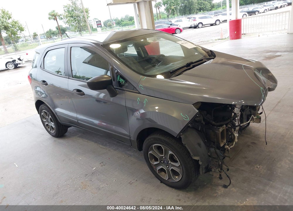 2018 FORD ECOSPORT S VIN: MAJ3P1RE9JC175222