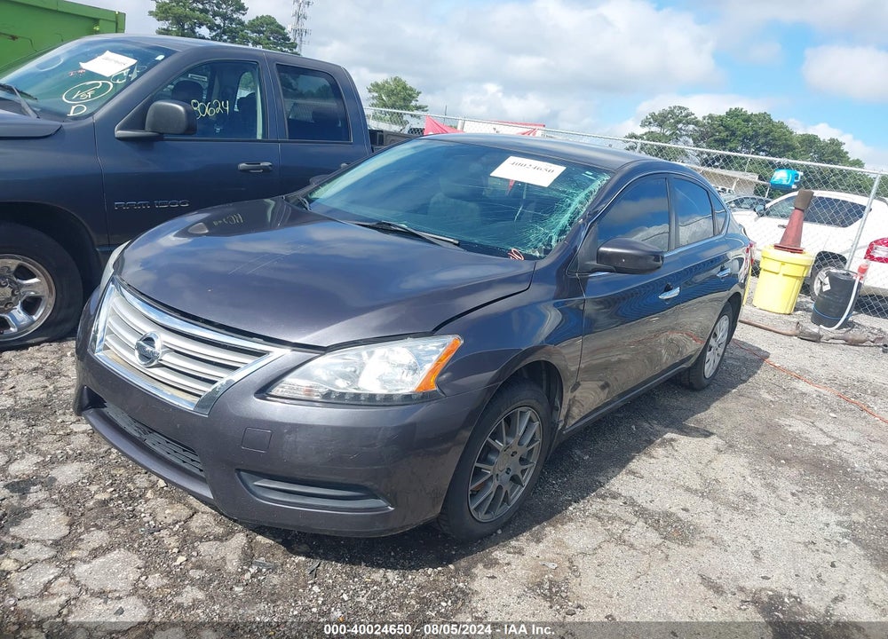 2013 NISSAN SENTRA SV VIN: 3N1AB7AP1DL733933