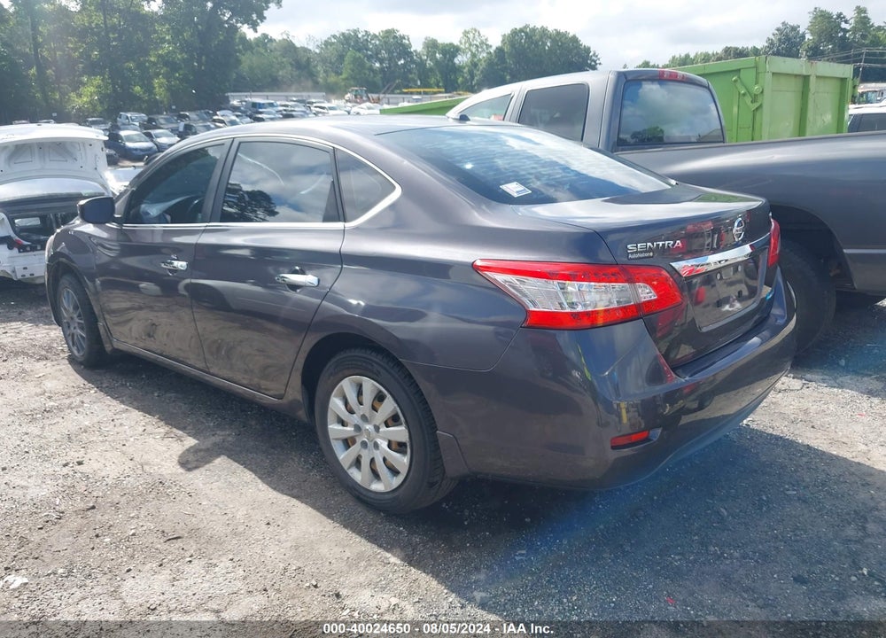 2013 NISSAN SENTRA SV VIN: 3N1AB7AP1DL733933