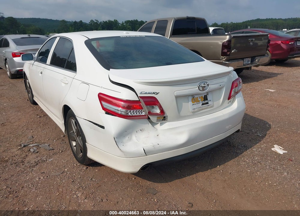 2011 TOYOTA CAMRY SE VIN: 4T1BF3EK3BU673309