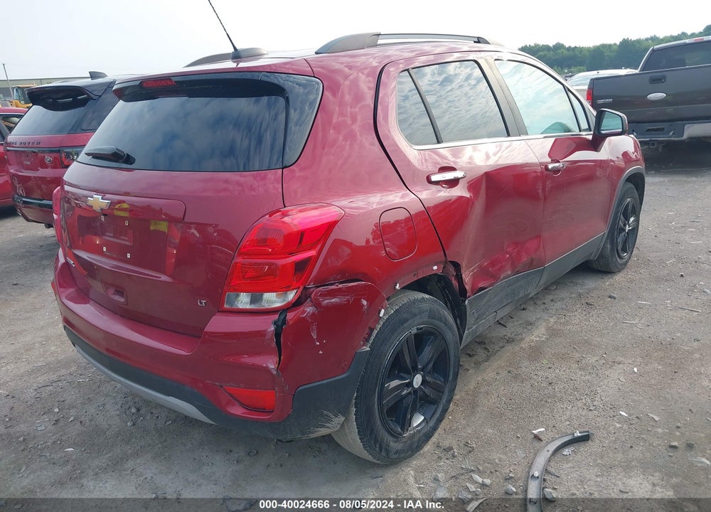 2018 CHEVROLET TRAX LT VIN: 3GNCJLSB4JL420074