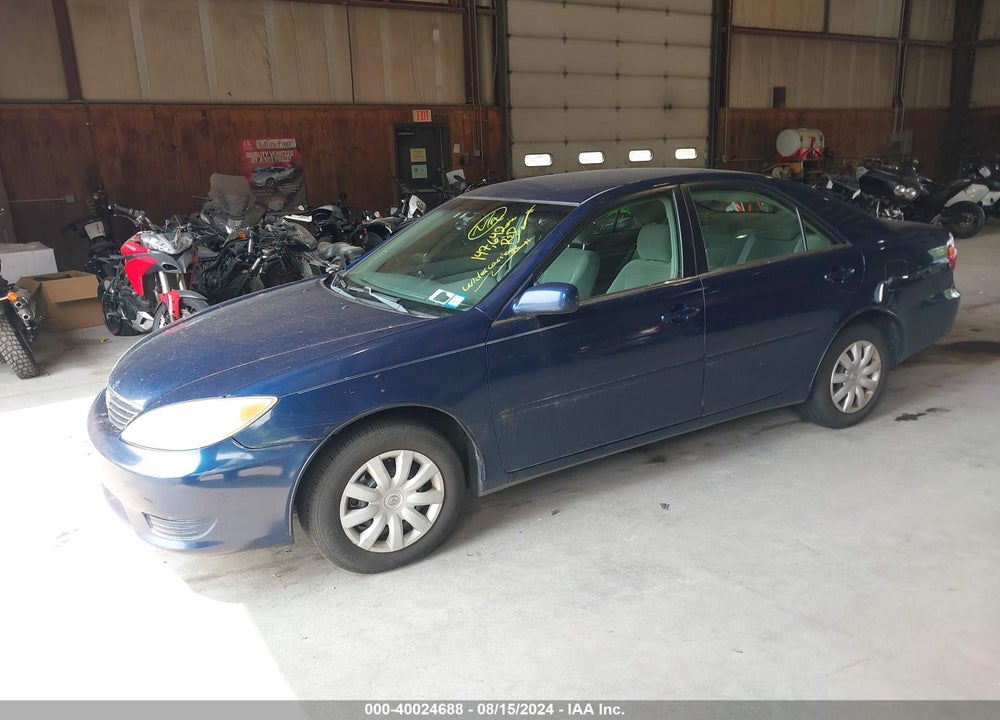 2005 TOYOTA CAMRY VIN: 4T1BE30K25U039889