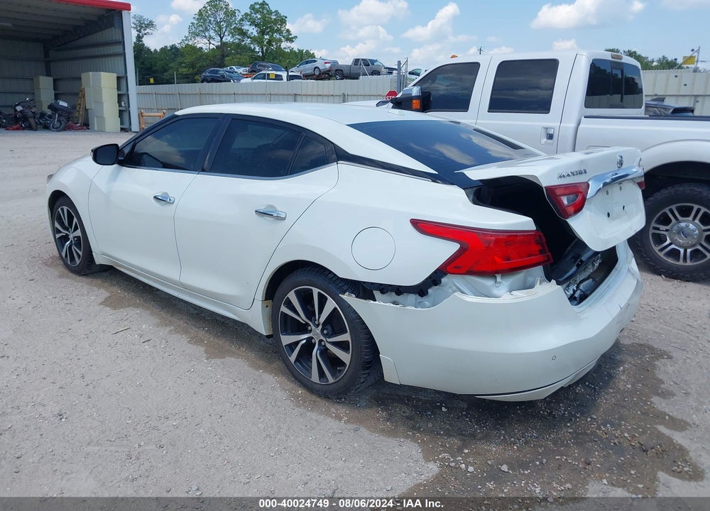 2017 NISSAN MAXIMA VIN: 1N4AA6AP3HC451780