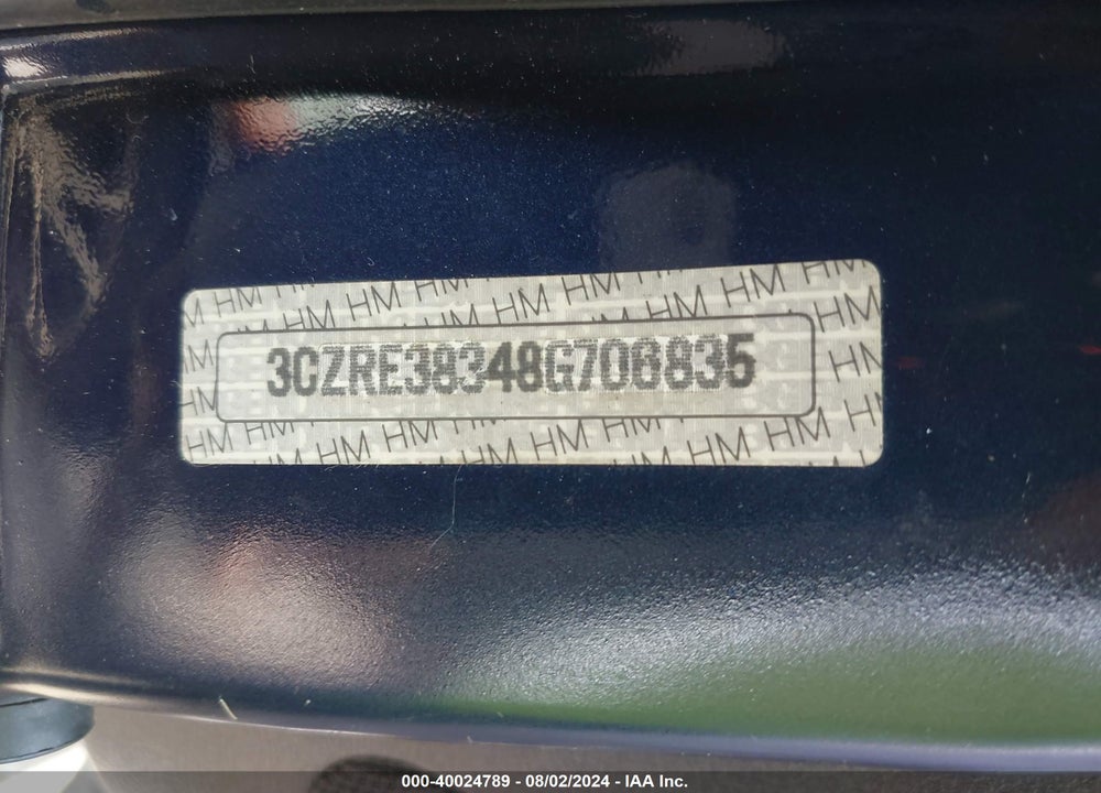 2008 HONDA CR-V LX VIN: 3CZRE38348G706835
