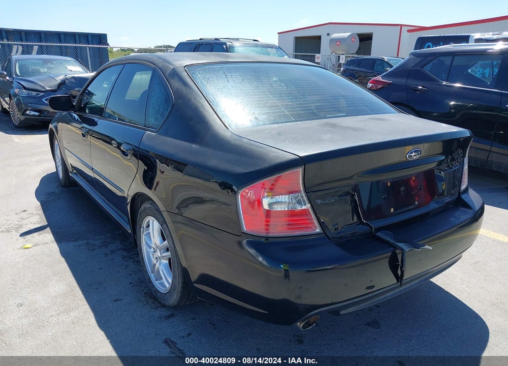 2005 SUBARU LEGACY 2.5I VIN: 4S3BL616X57227801