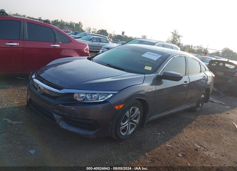 2017 HONDA CIVIC LX VIN: 19XFC2F58HE222871
