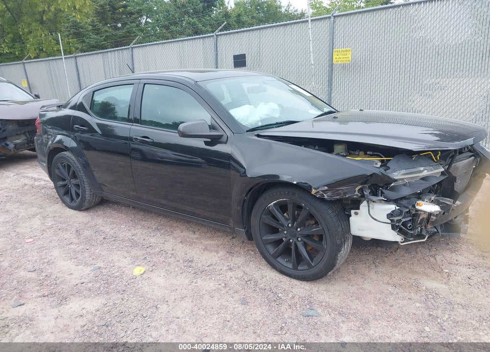 2014 DODGE AVENGER SE VIN: 1C3CDZAG9EN174584