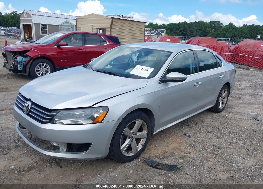 2012 VOLKSWAGEN PASSAT 2.5L SE VIN: 1VWBH7A3XCC100531
