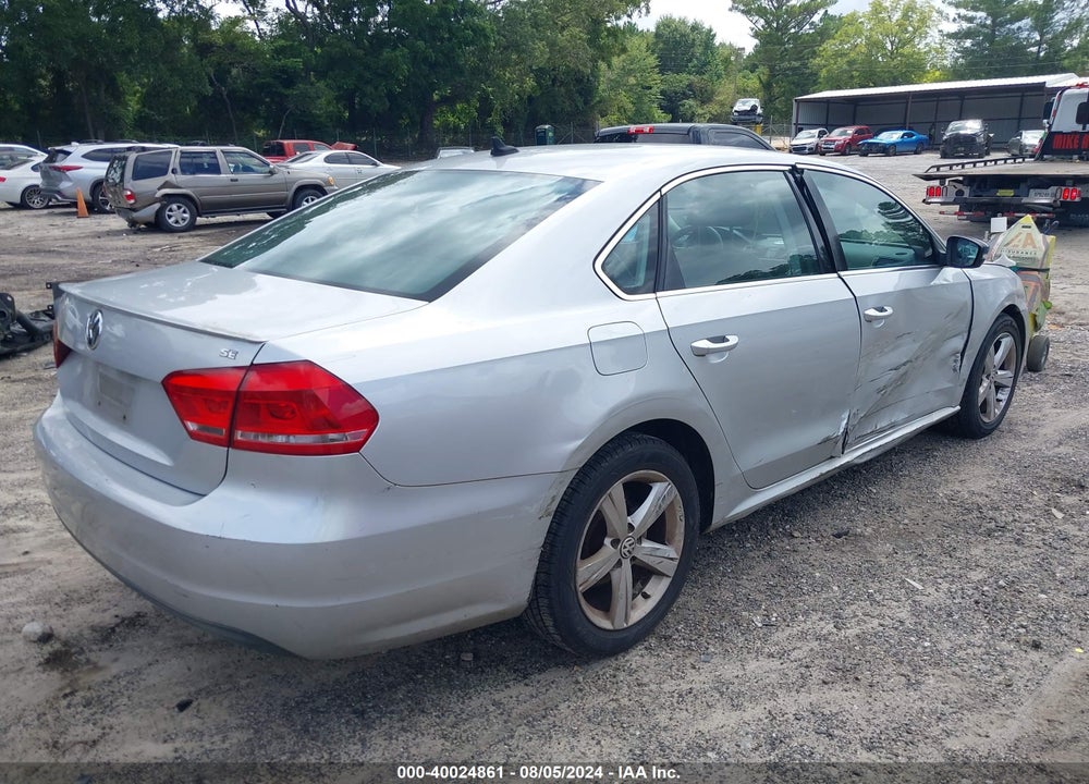 2012 VOLKSWAGEN PASSAT 2.5L SE VIN: 1VWBH7A3XCC100531