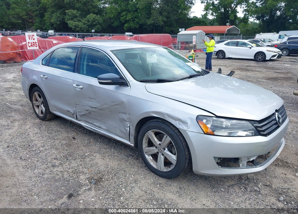 2012 VOLKSWAGEN PASSAT 2.5L SE VIN: 1VWBH7A3XCC100531