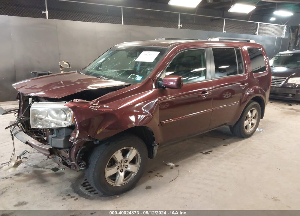 2010 HONDA PILOT EX-L VIN: 5FNYF4H57AB026459