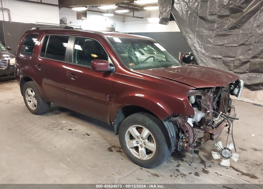 2010 HONDA PILOT EX-L VIN: 5FNYF4H57AB026459