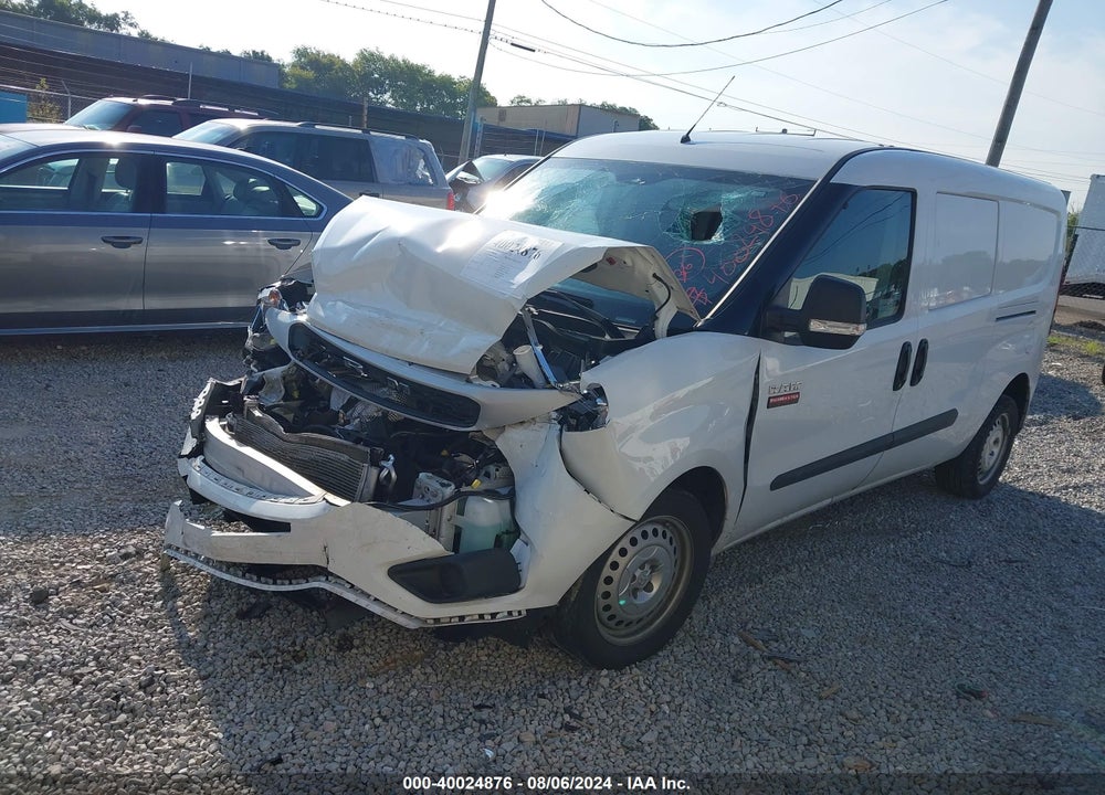 2022 RAM PROMASTER CITY CARGO VAN VIN: ZFBHRFAB0N6Y31548
