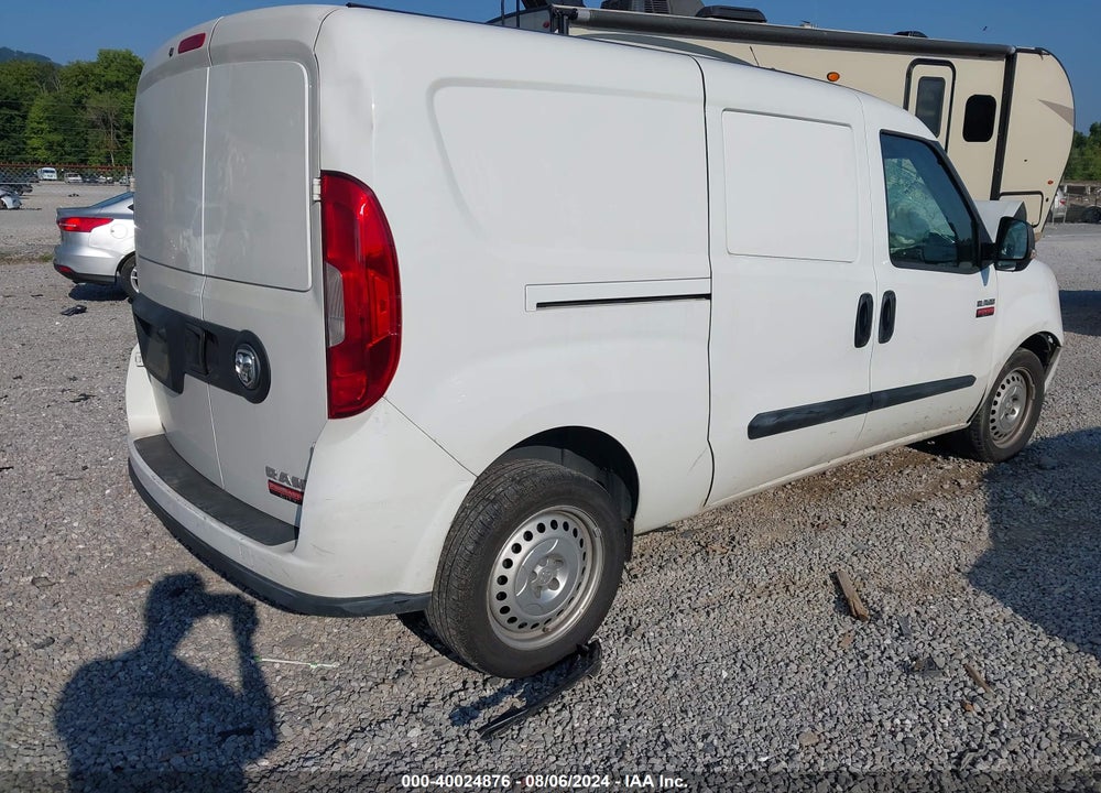 2022 RAM PROMASTER CITY CARGO VAN VIN: ZFBHRFAB0N6Y31548
