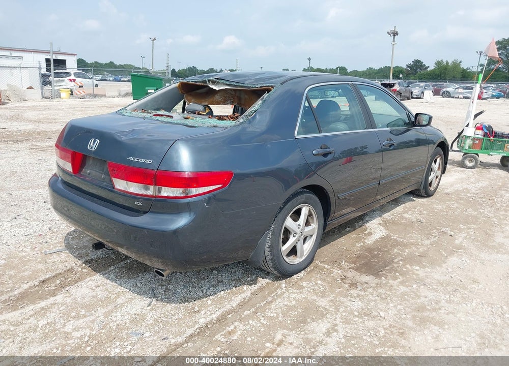 2003 HONDA ACCORD 2.4 EX VIN: 1HGCM56763A127595