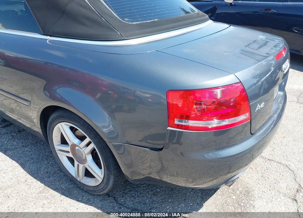 2007 AUDI A4 2.0T VIN: WAUAF48HX7K033507