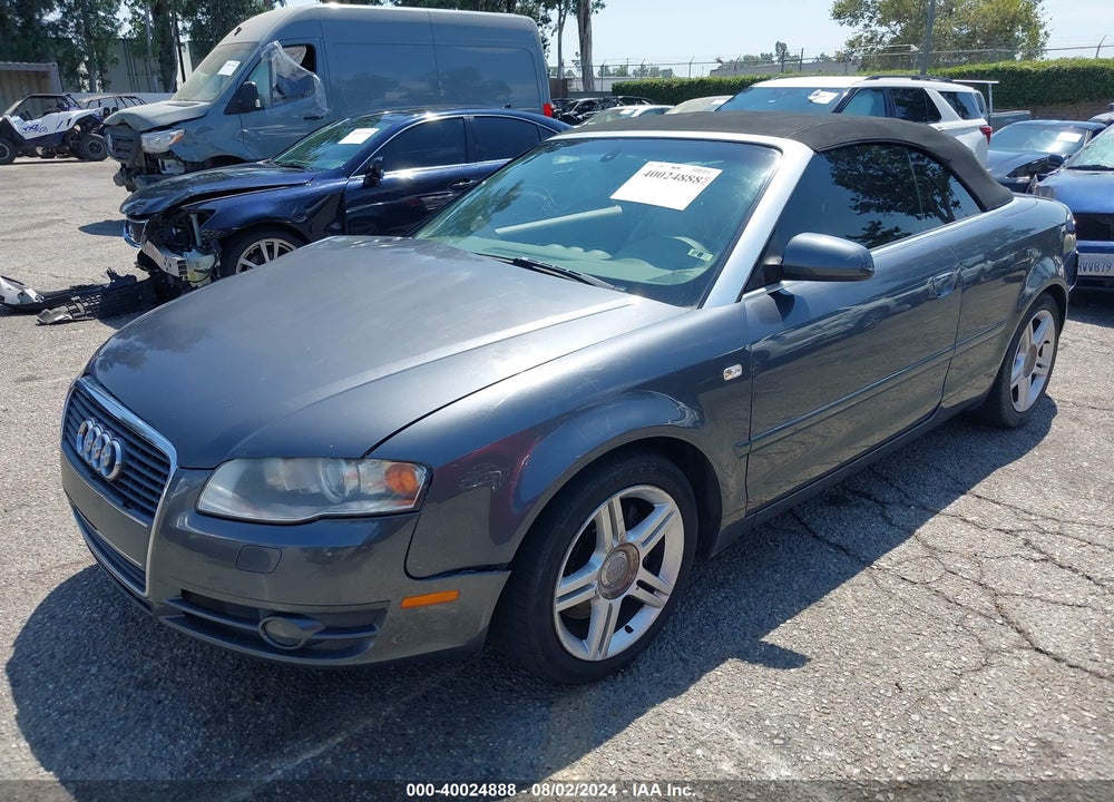 2007 AUDI A4 2.0T VIN: WAUAF48HX7K033507