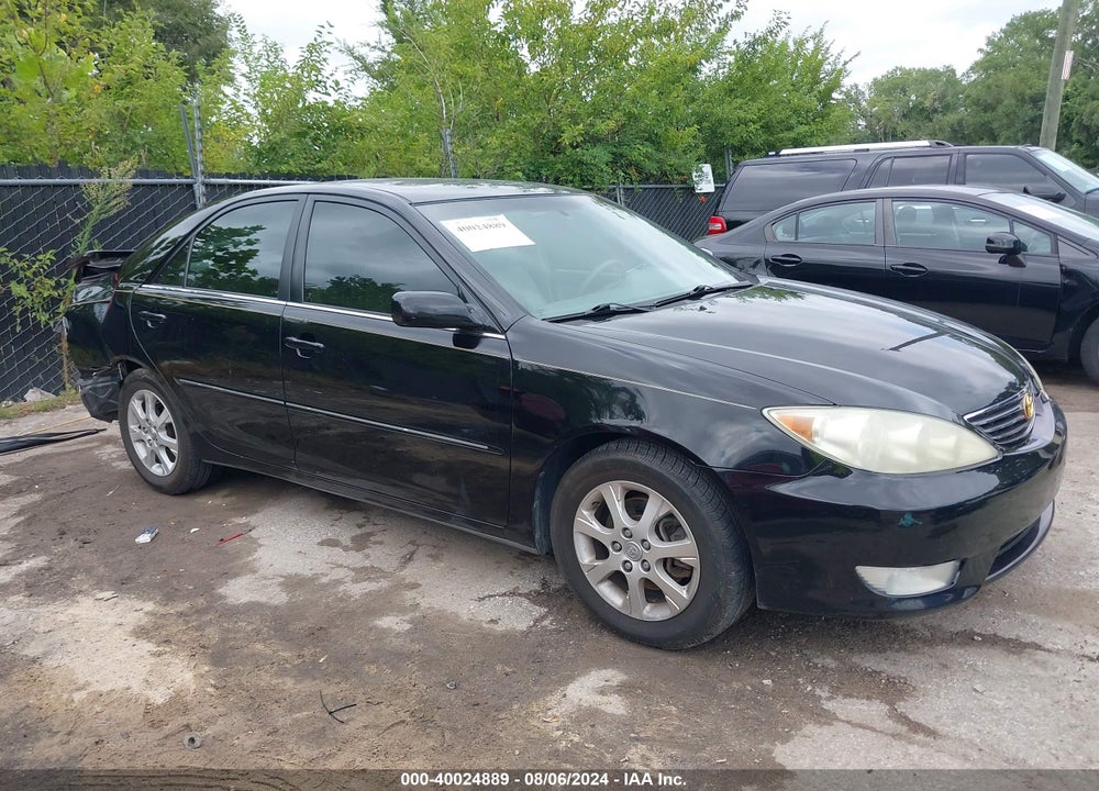 2005 TOYOTA CAMRY XLE V6 VIN: 4T1BF30K75U084422