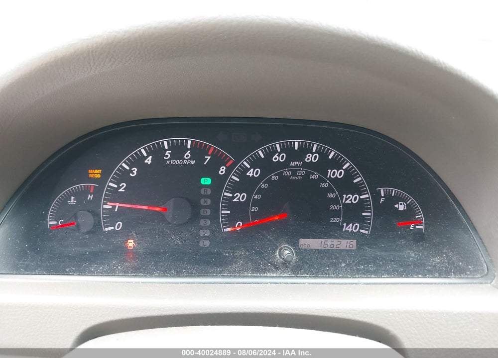 2005 TOYOTA CAMRY XLE V6 VIN: 4T1BF30K75U084422