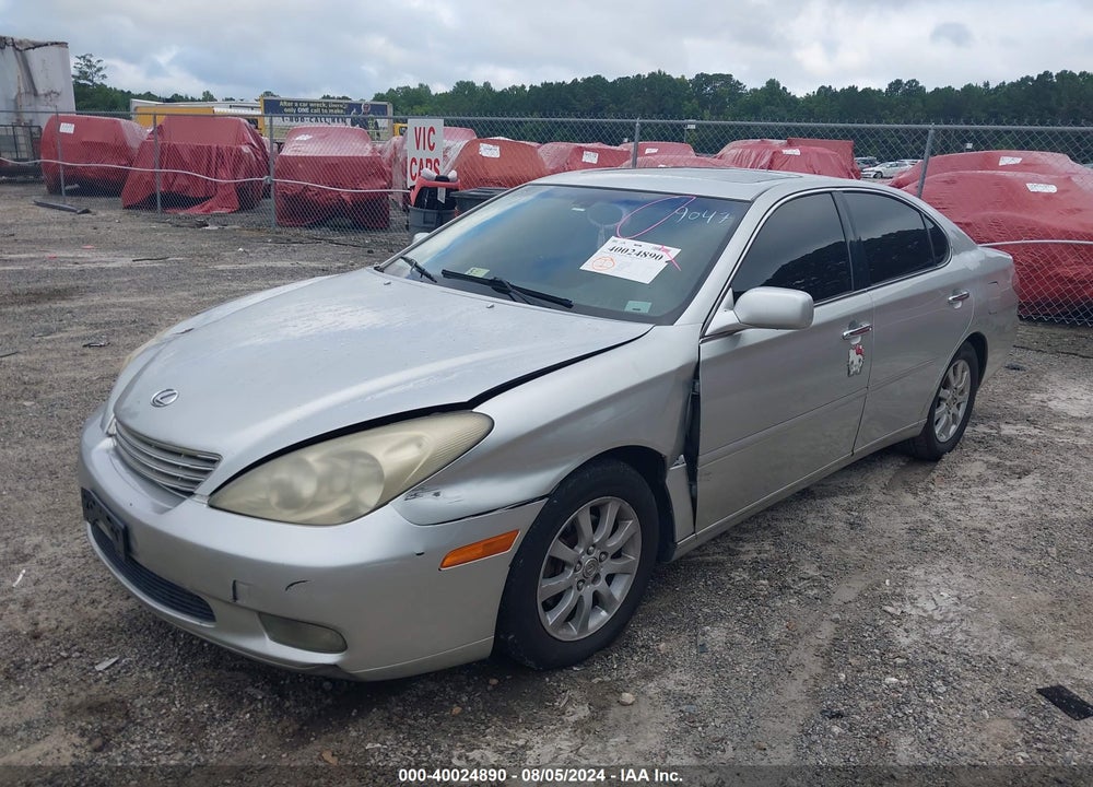 2004 LEXUS ES 330 VIN: JTHBA30G840019047