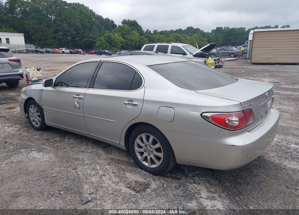 2004 LEXUS ES 330 VIN: JTHBA30G840019047
