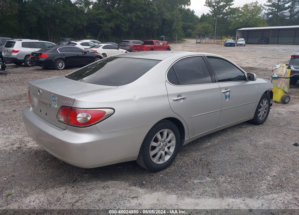 2004 LEXUS ES 330 VIN: JTHBA30G840019047