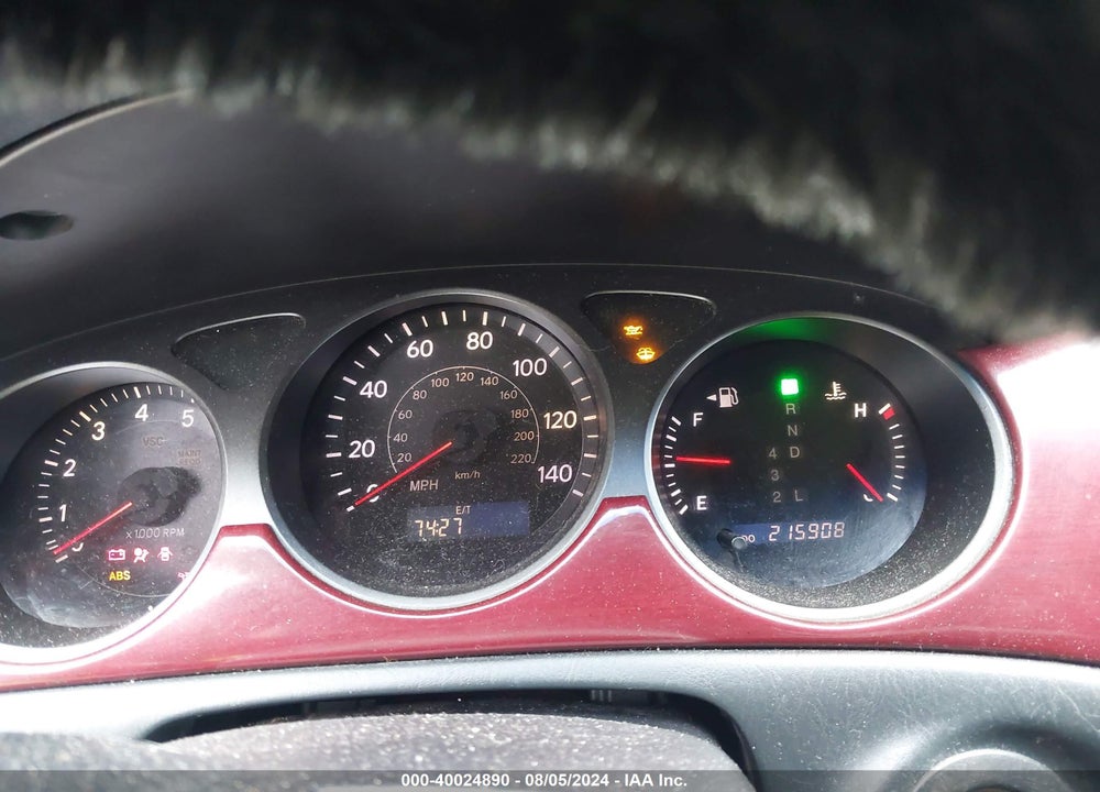 2004 LEXUS ES 330 VIN: JTHBA30G840019047