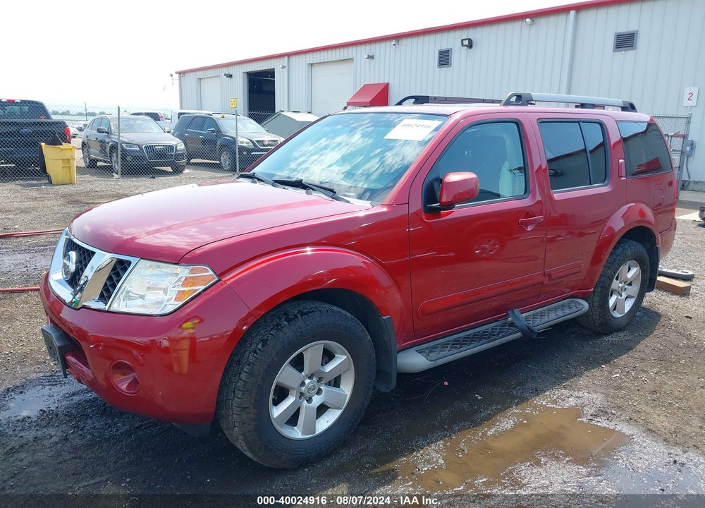 2009 NISSAN PATHFINDER SE VIN: 5N1AR18B69C605945