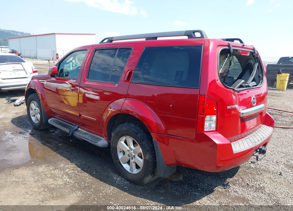 2009 NISSAN PATHFINDER SE VIN: 5N1AR18B69C605945