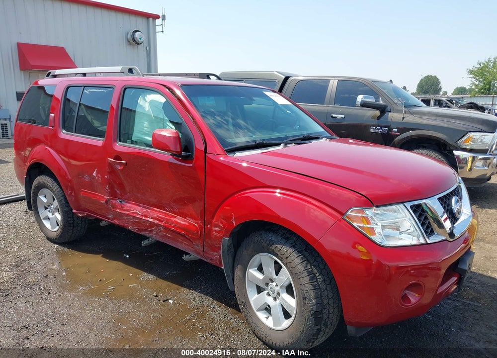 2009 NISSAN PATHFINDER SE VIN: 5N1AR18B69C605945
