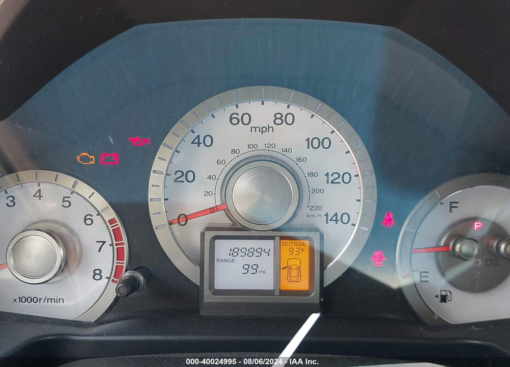 2011 HONDA PILOT EX VIN: 5FNYF4H44BB064420
